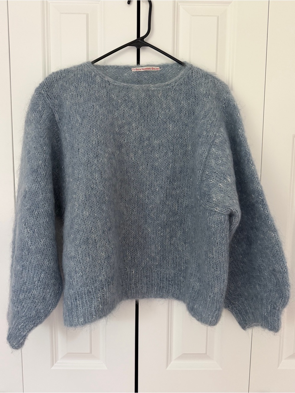Ty Gwyn Handknits England Mohair Sweater Vintage